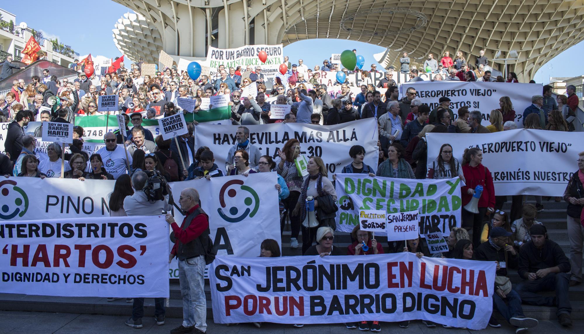 Manifestación Barrios Hartos 1